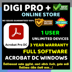 Acrobat Pro DC Windows - 36 Months (Full Software)