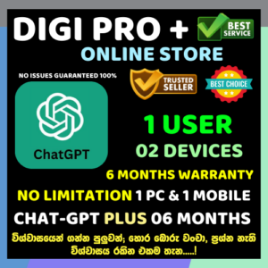 Chat-Gpt Plus - 06 Months